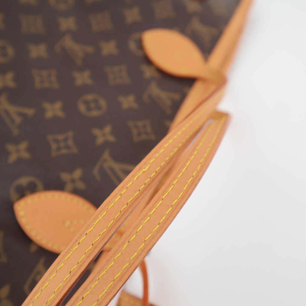 C2553R Louis Vuitton Tote Bag Neverfull MM | Pre-Owned Excellent Brown Monogram Canvas