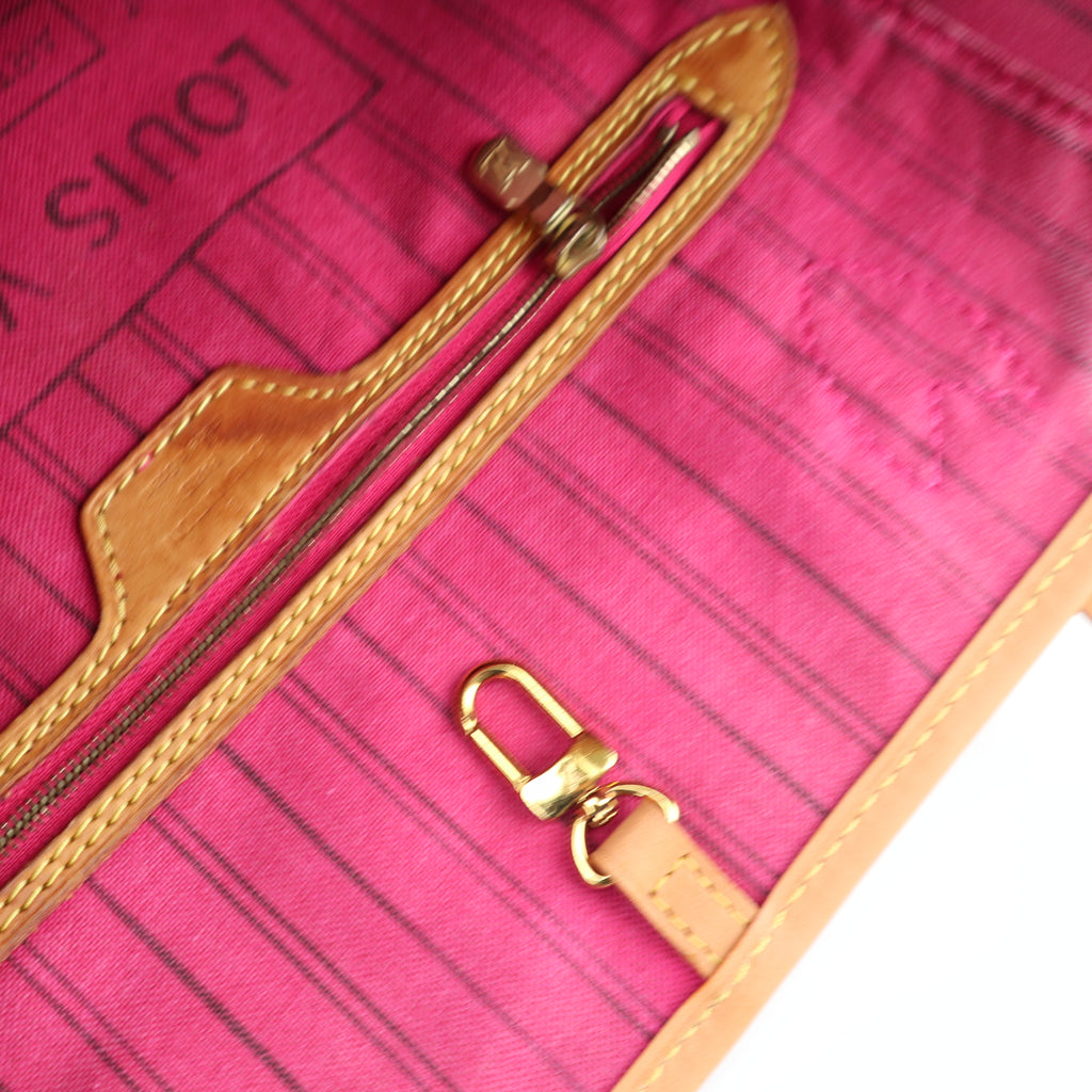 C2553R Louis Vuitton Tote Bag Neverfull MM | Pre-Owned Excellent Brown Monogram Canvas