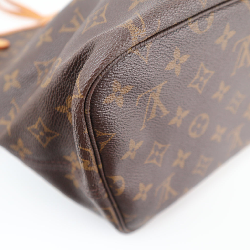 C2554R Louis Vuitton Tote Bag Neverfull MM | Pre-Owned Very Good Brown Monogram Canvas