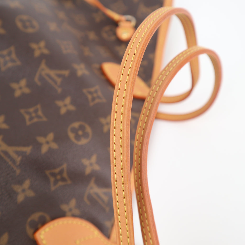 C2554R Louis Vuitton Tote Bag Neverfull MM | Pre-Owned Very Good Brown Monogram Canvas