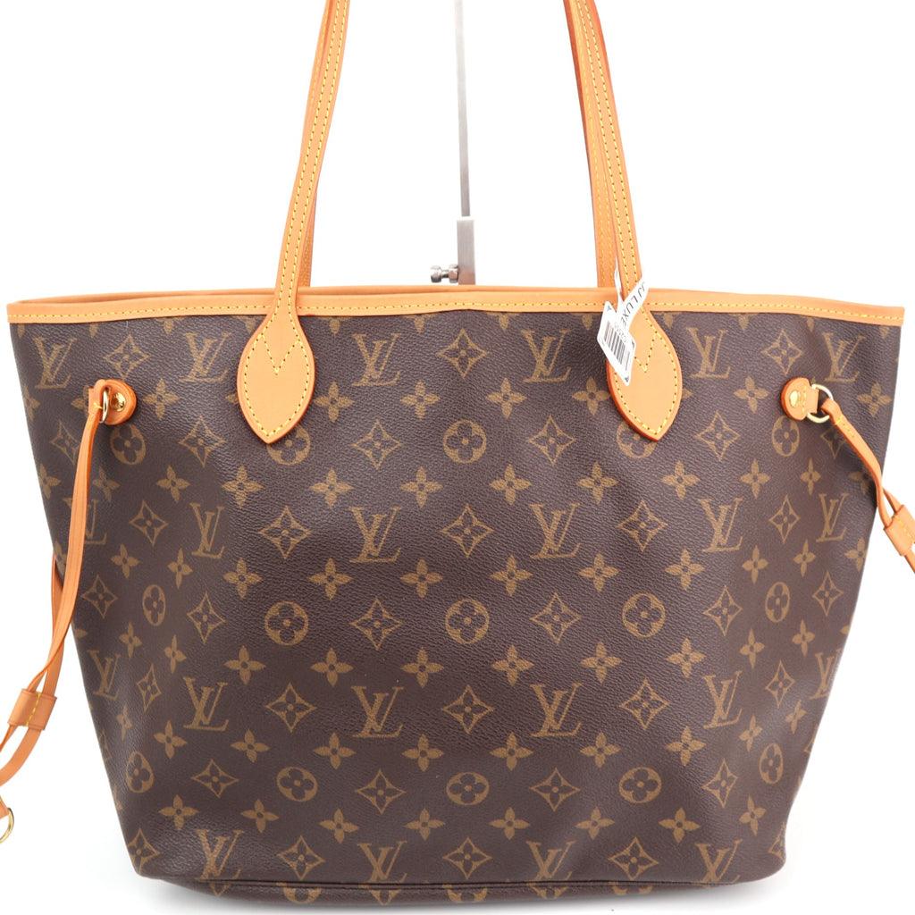 C2555R Louis Vuitton Tote Bag Neverfull MM | Pre-Owned Excellent Brown Monogram Canvas