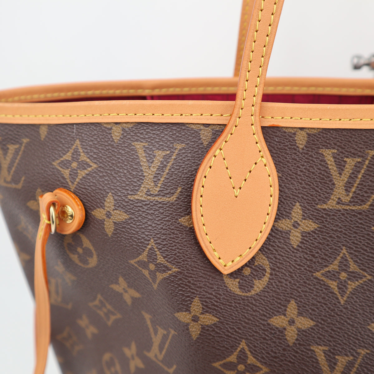 C2555R Louis Vuitton Tote Bag Neverfull MM | Pre-Owned Excellent Brown Monogram Canvas