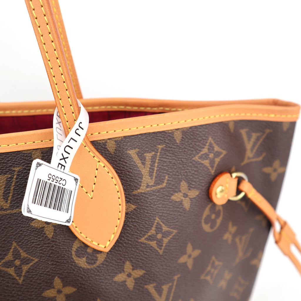C2555R Louis Vuitton Tote Bag Neverfull MM | Pre-Owned Excellent Brown Monogram Canvas