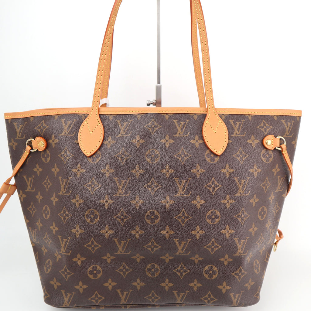 C2555R Louis Vuitton Tote Bag Neverfull MM | Pre-Owned Excellent Brown Monogram Canvas