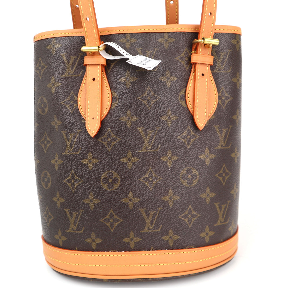 Louis Vuitton Monogram Canvas Petit Bucket Shoulder Bag C1692R | Pre-Owned Very Good Brown Monogram Canvas