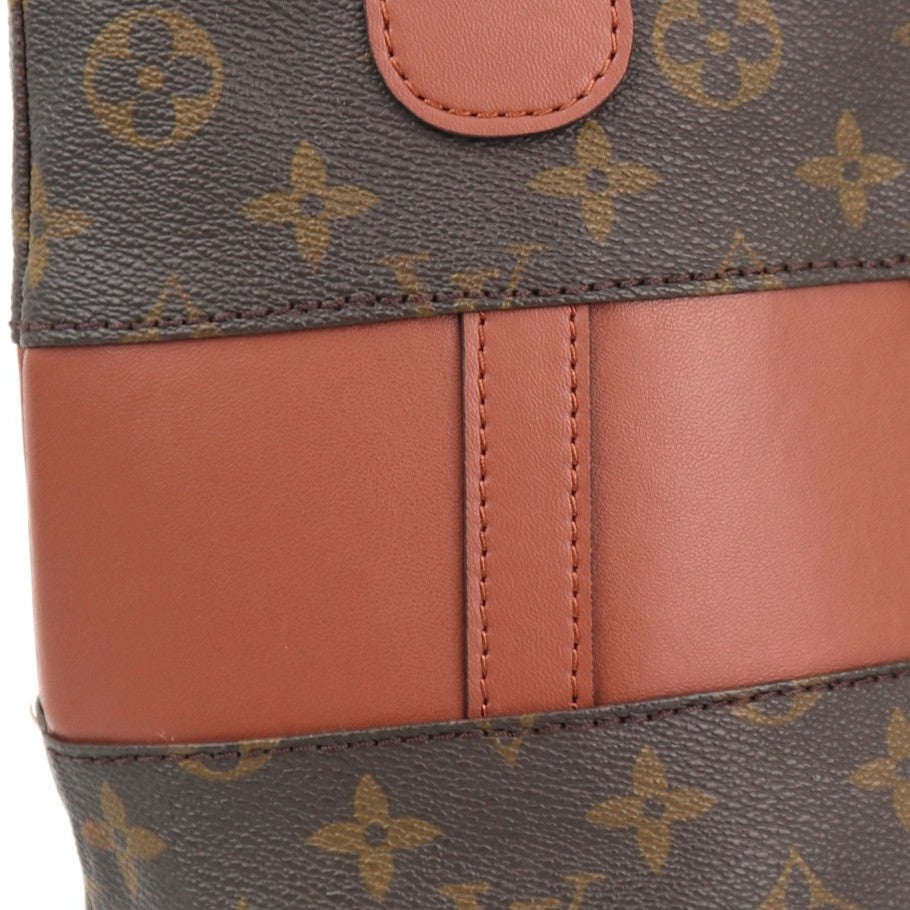 Louis Vuitton Monogram Canvas Petit Vintage Bucket Shoulder Bag C1693R | Pre-Owned Very Good Brown Monogram Canvas