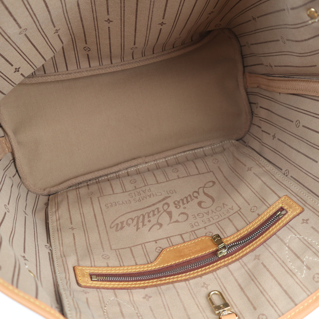 C2557R Louis Vuitton Tote Bag Neverfull MM | Pre-Owned Very Good Brown Monogram Canvas