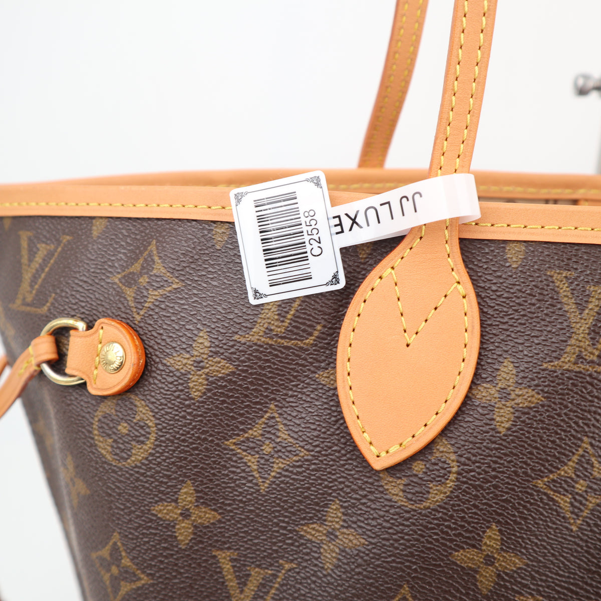 C2558R Louis Vuitton Tote Bag Neverfull MM | Pre-Owned Very Good Brown Monogram Canvas