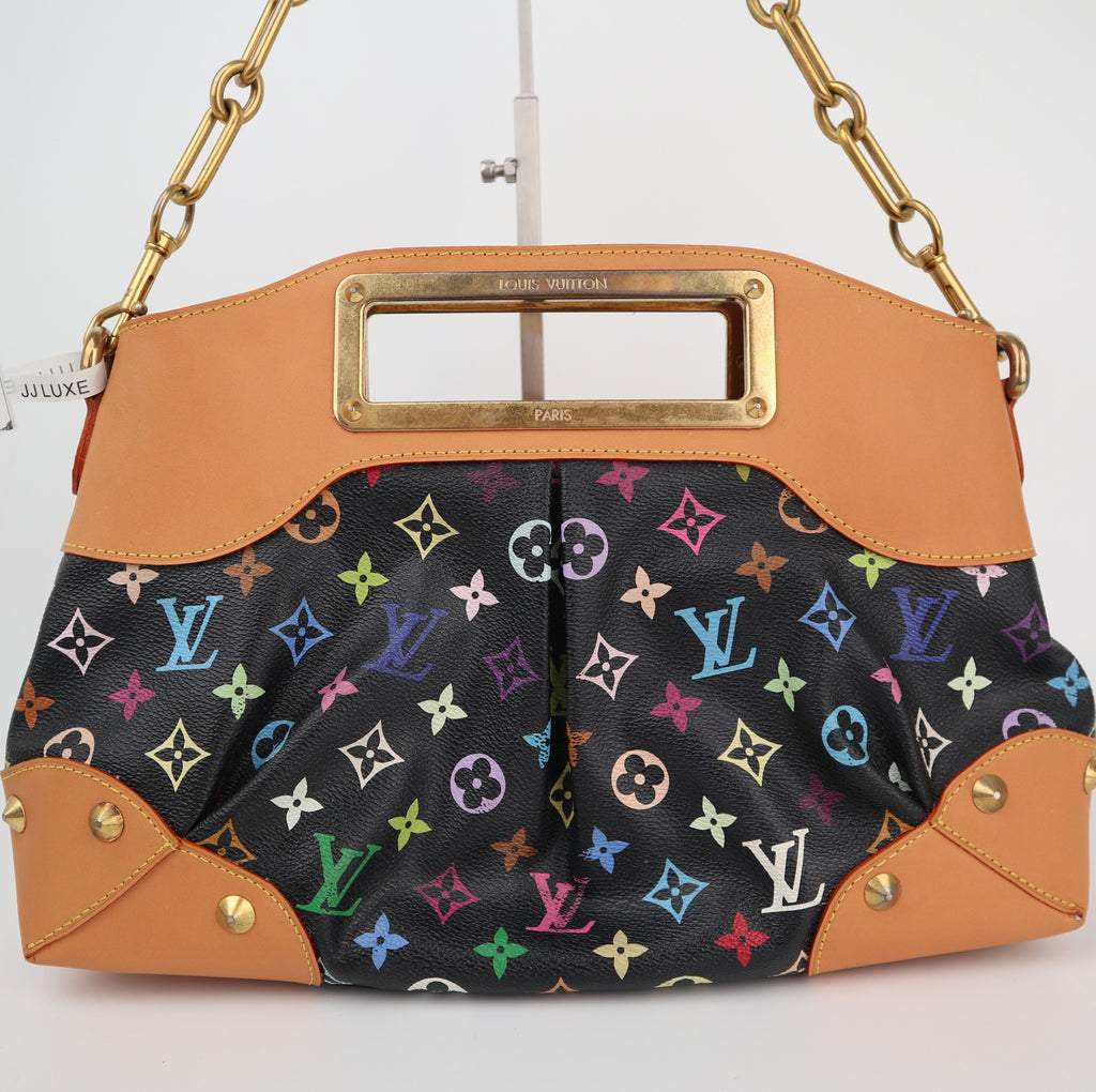 Louis Vuitton Monogram Multicolore Judy MM Shoulder Bag C1695R | Pre-Owned Good Brown Monogram Canvas