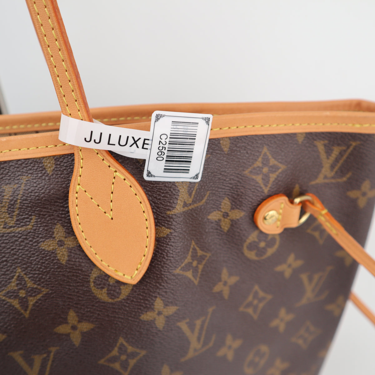 C2560R Louis Vuitton Tote Bag Neverfull MM | Pre-Owned Very Good Brown Monogram Canvas