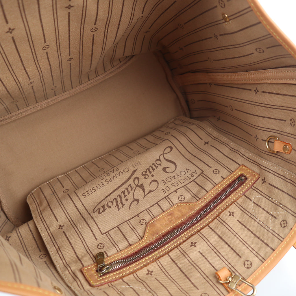 C2560R Louis Vuitton Tote Bag Neverfull MM | Pre-Owned Very Good Brown Monogram Canvas