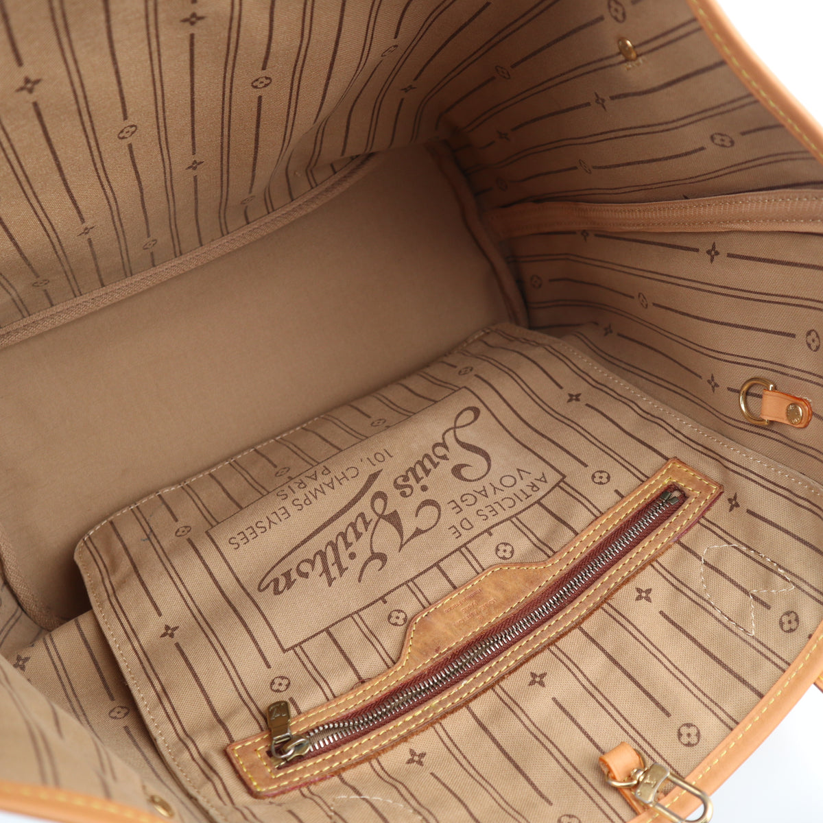 C2560R Louis Vuitton Tote Bag Neverfull MM | Pre-Owned Very Good Brown Monogram Canvas