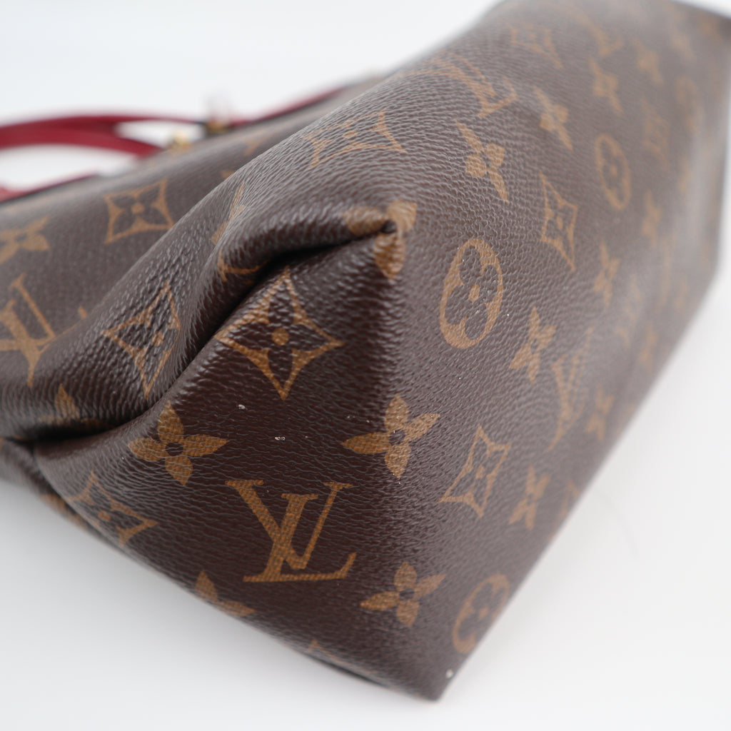 Louis Vuitton Monogram Flower Tote Shoulder Bag C1696 | Pre-Owned Very Good Brown Monogram Canvas