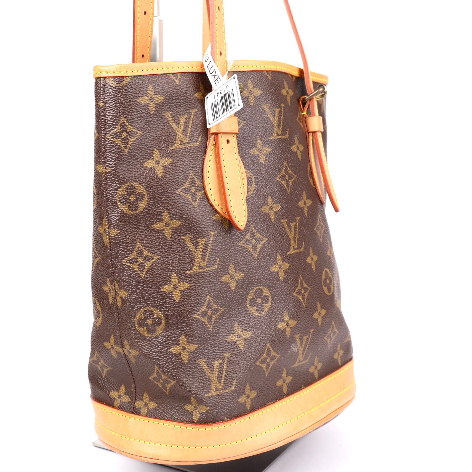 J1341 Louis Vuitton Monogram Petit Bucket Bag- Pre Owned