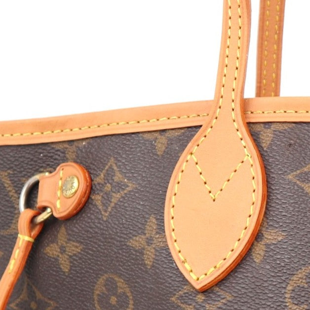 C2561R Louis Vuitton Tote Bag Neverfull PM | Pre-Owned Very Good Brown Monogram Canvas