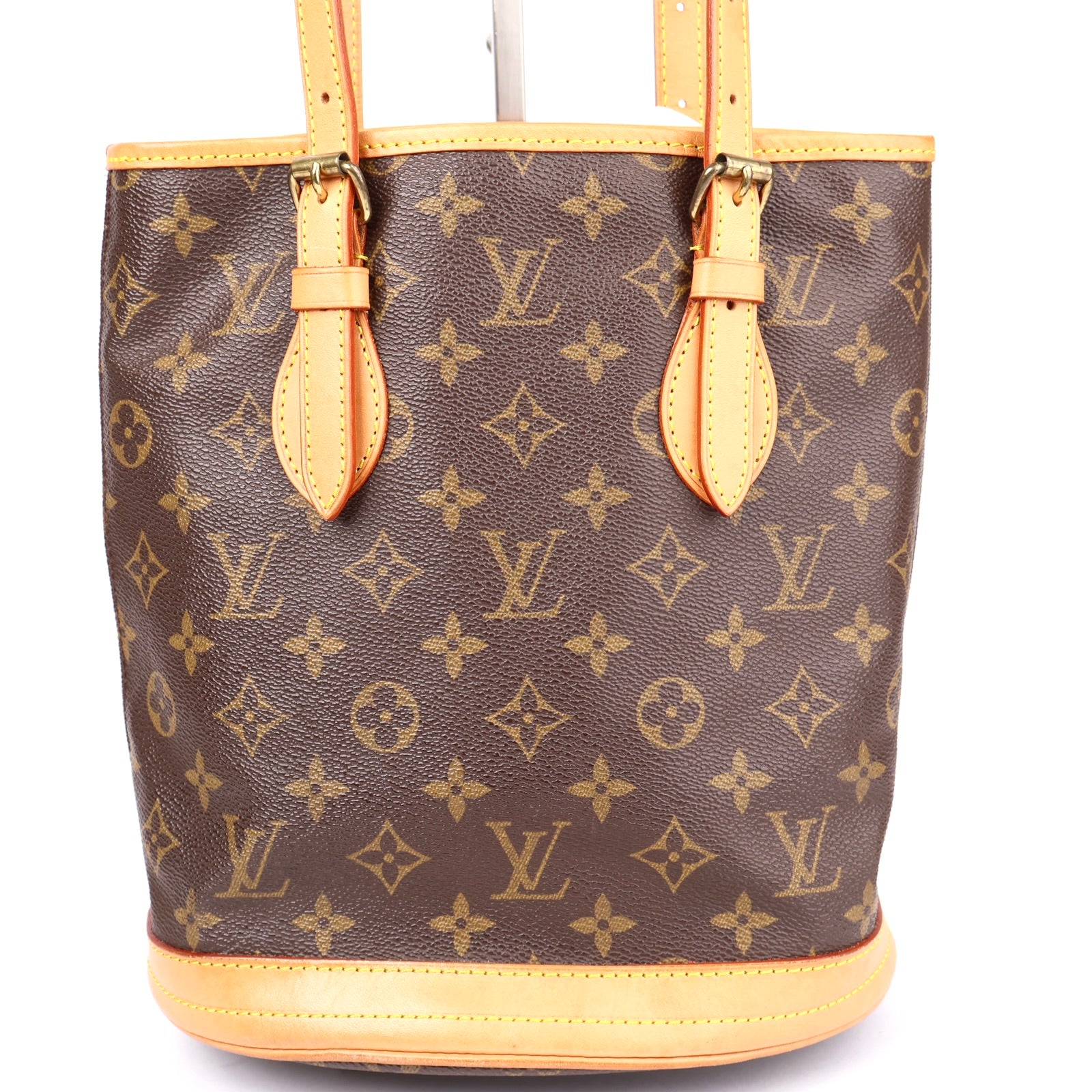 J1341 Louis Vuitton Monogram Petit Bucket Bag- Pre Owned