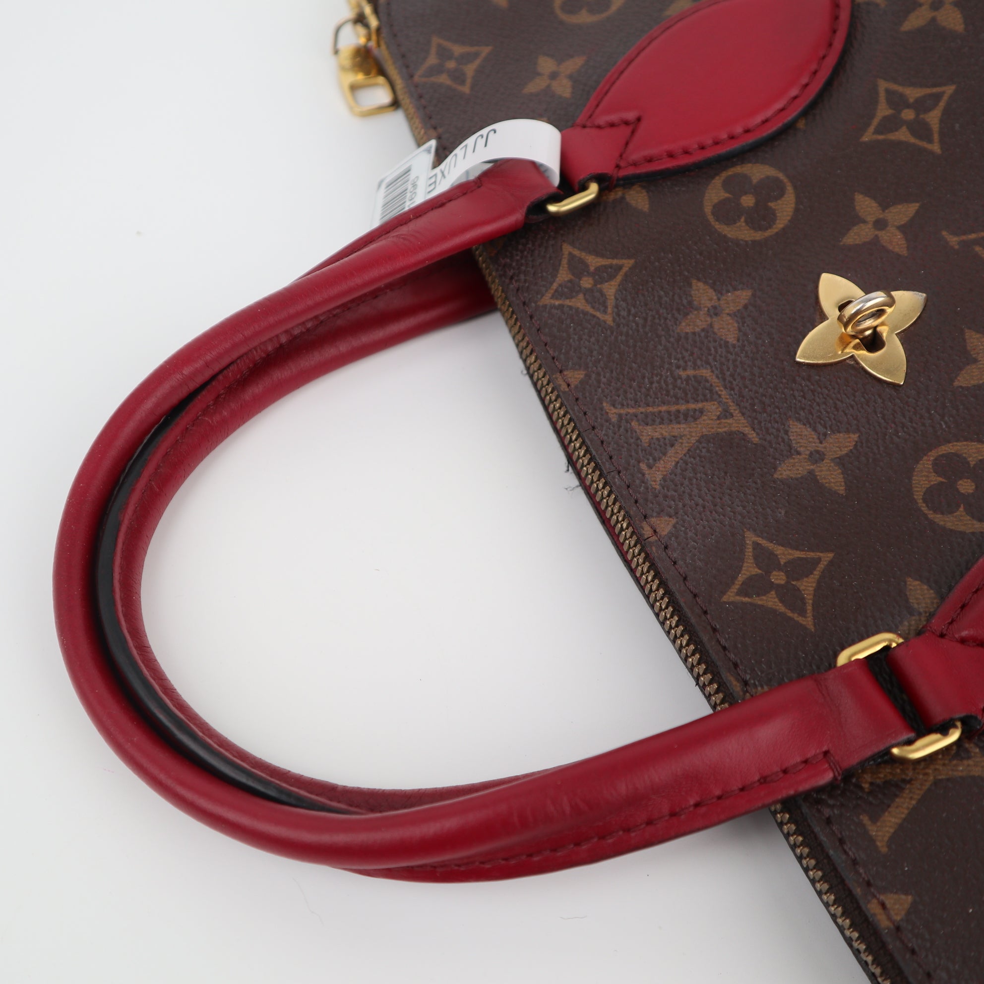 Louis Vuitton Monogram Flower Tote Shoulder Bag C1696 | Pre-Owned Very Good Brown Monogram Canvas