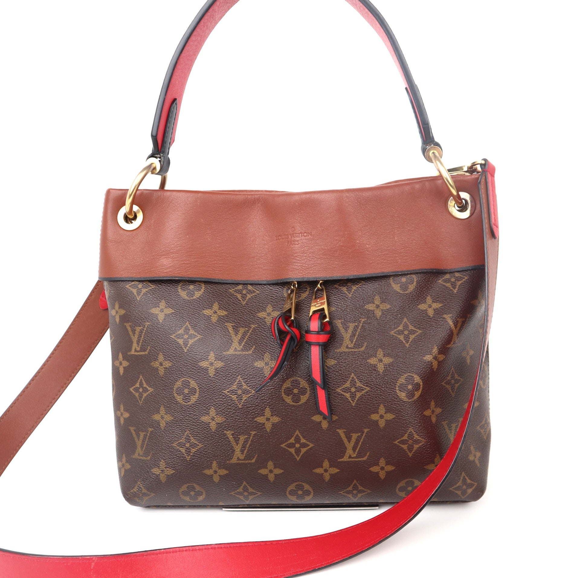 C1114 Louis Vuitton Caramel Monogram Canvas Tuileries Tote Bag- Pre Owned