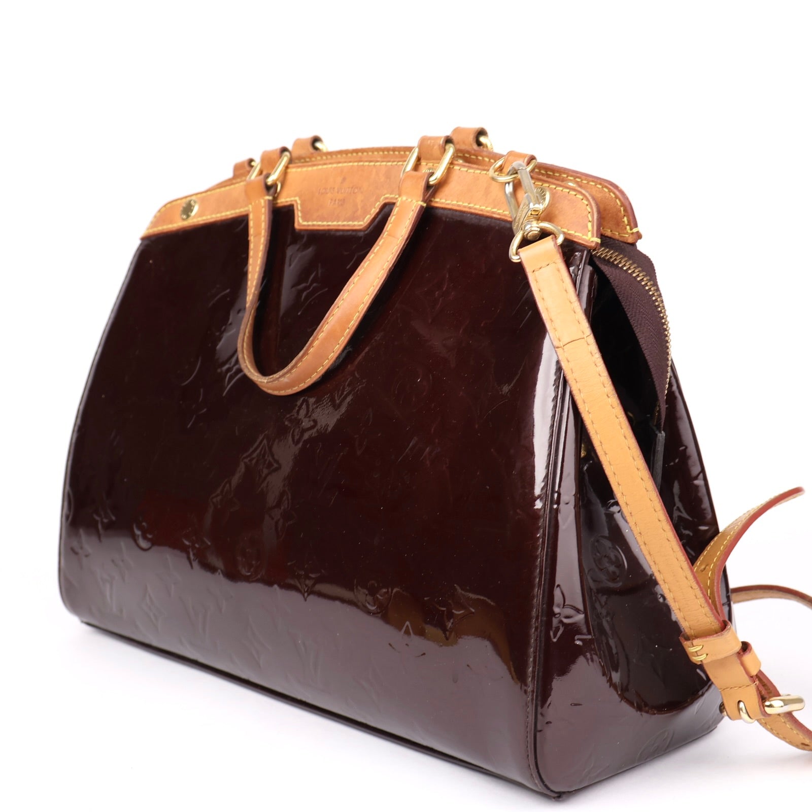 J1352 Louis Vuitton Monogram Vernis Brea MM- Pre Owned
