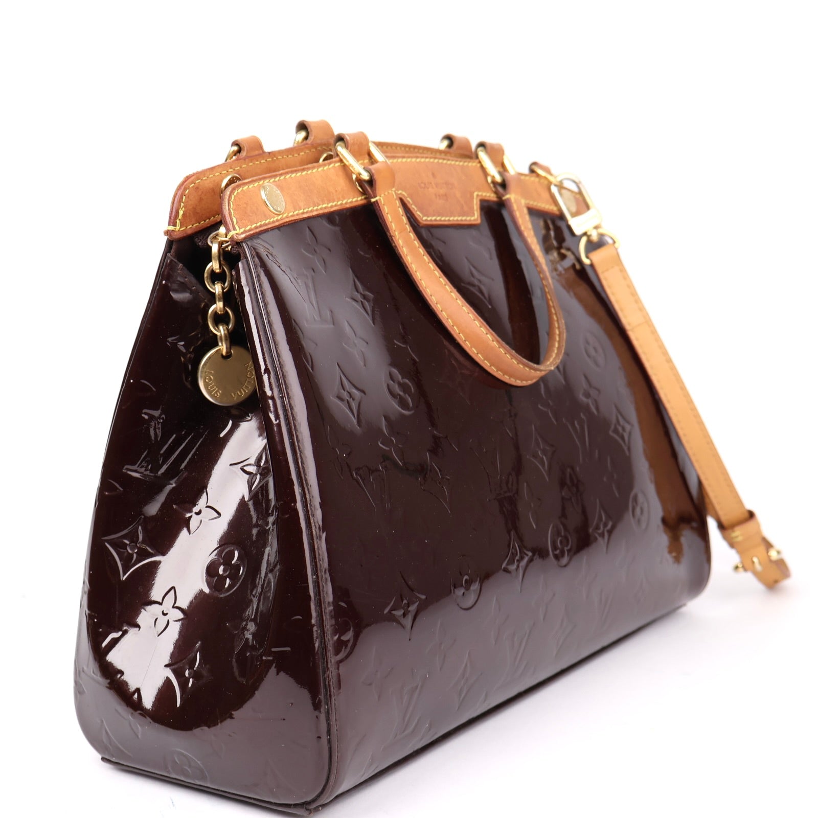 J1352 Louis Vuitton Monogram Vernis Brea MM- Pre Owned
