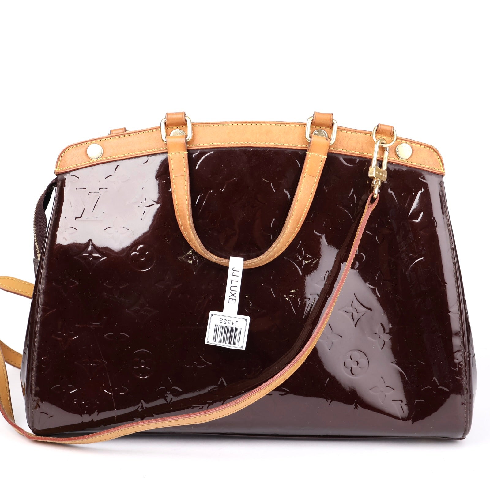 J1352 Louis Vuitton Monogram Vernis Brea MM- Pre Owned