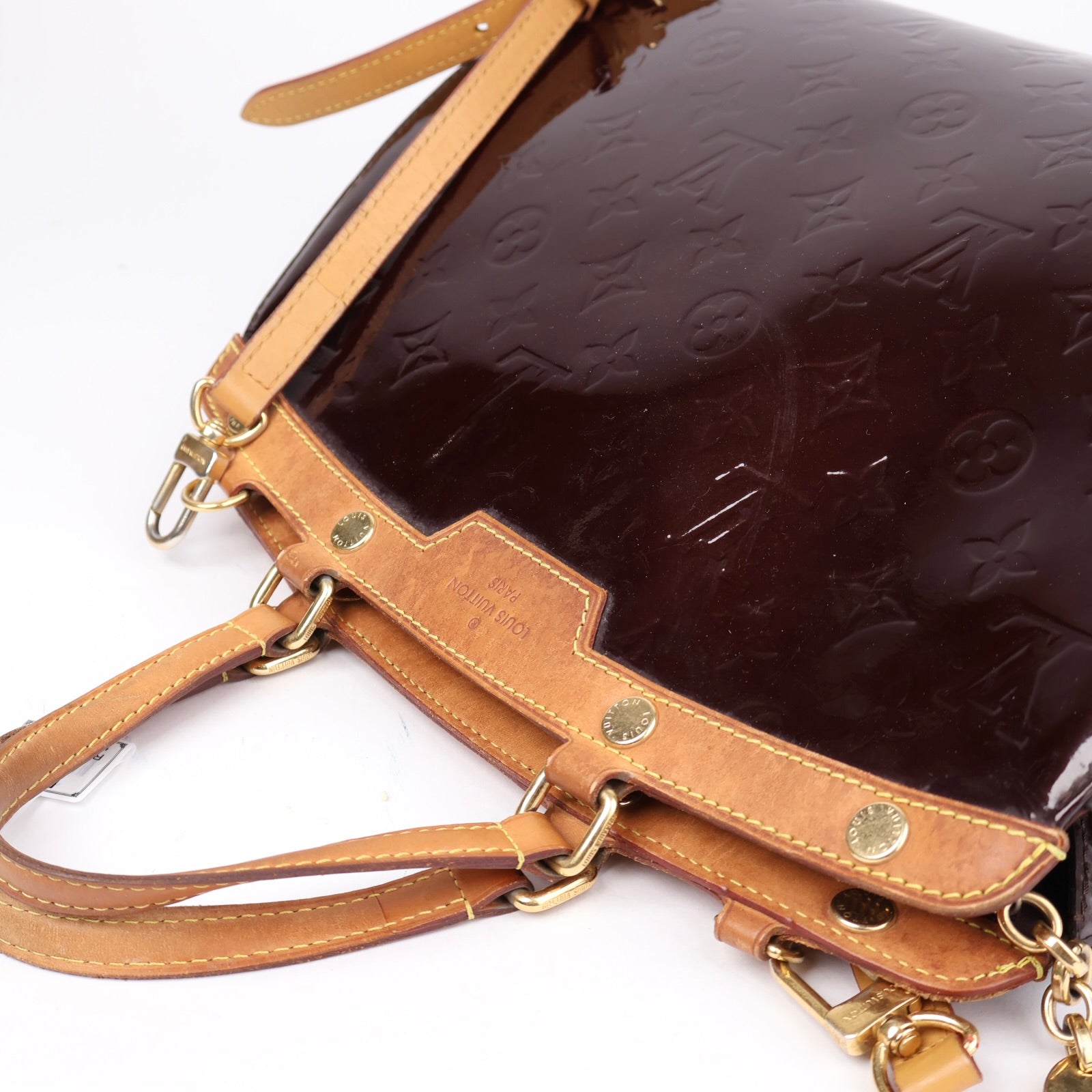J1352 Louis Vuitton Monogram Vernis Brea MM- Pre Owned