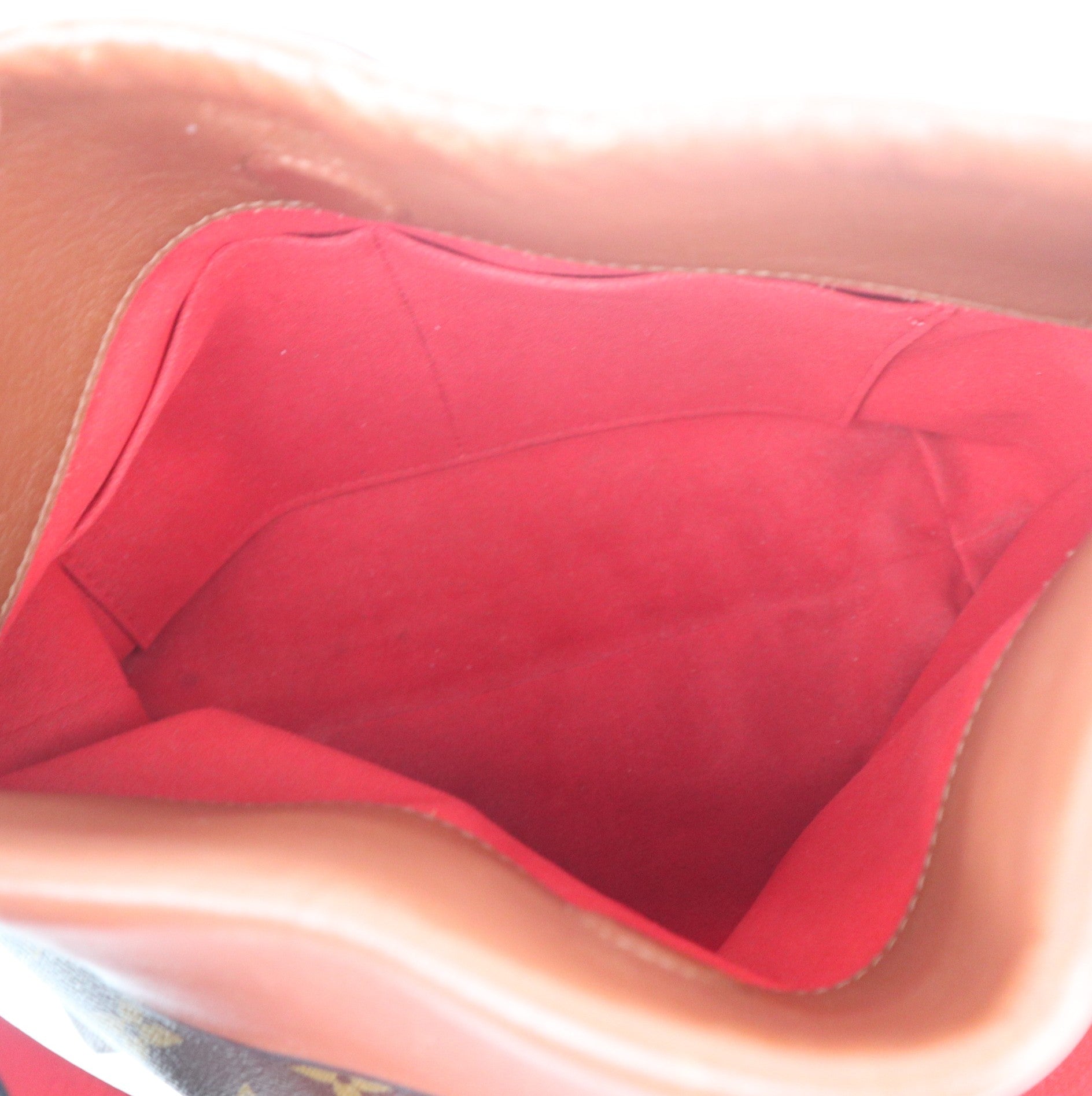 C1114 Louis Vuitton Caramel Monogram Canvas Tuileries Tote Bag- Pre Owned