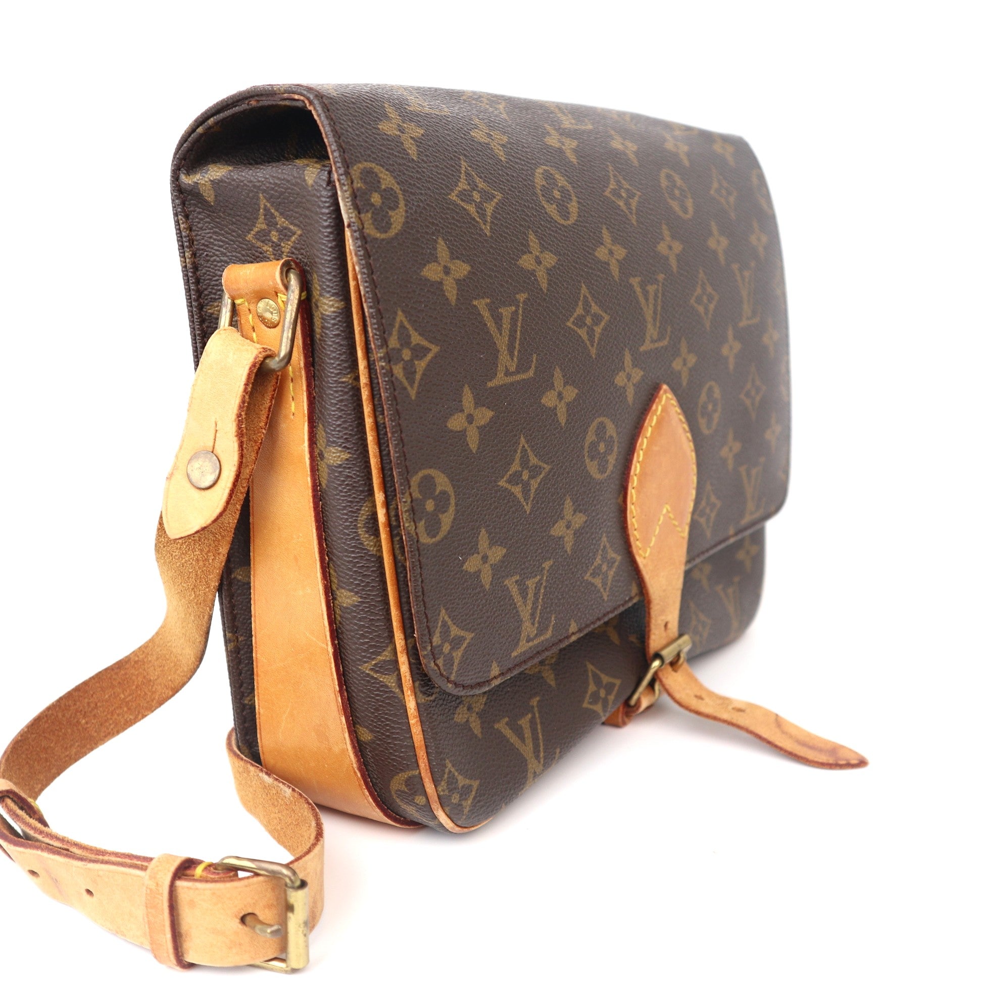 C1115 Louis Vuitton  Cartesier Monogram Shoulder Bag-Pre Owned