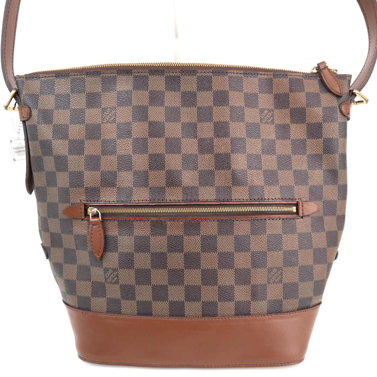 Louis Vuitton Diane Damier Ebene Shoulder Bag Brown Shoulder Bag C1699 | Pre-Owned Very Good Brown Damier Ebene Canvas