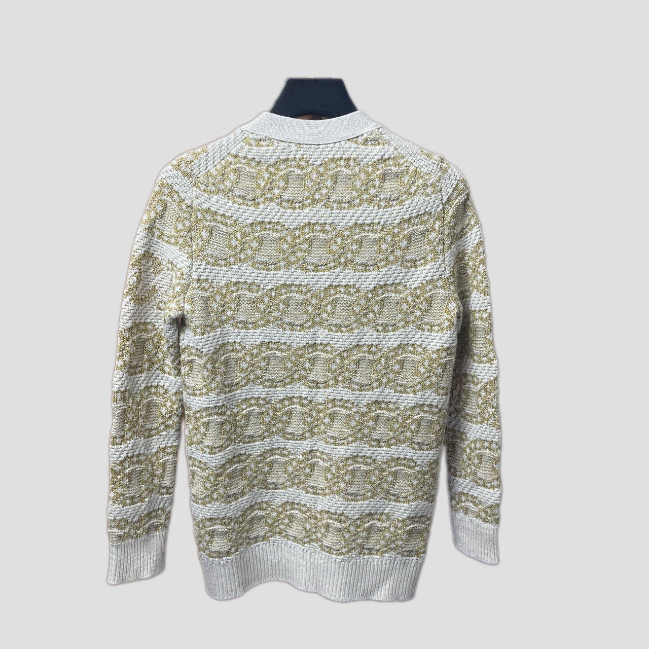 Chanel Cashmere Sweater with Logo- 99% new