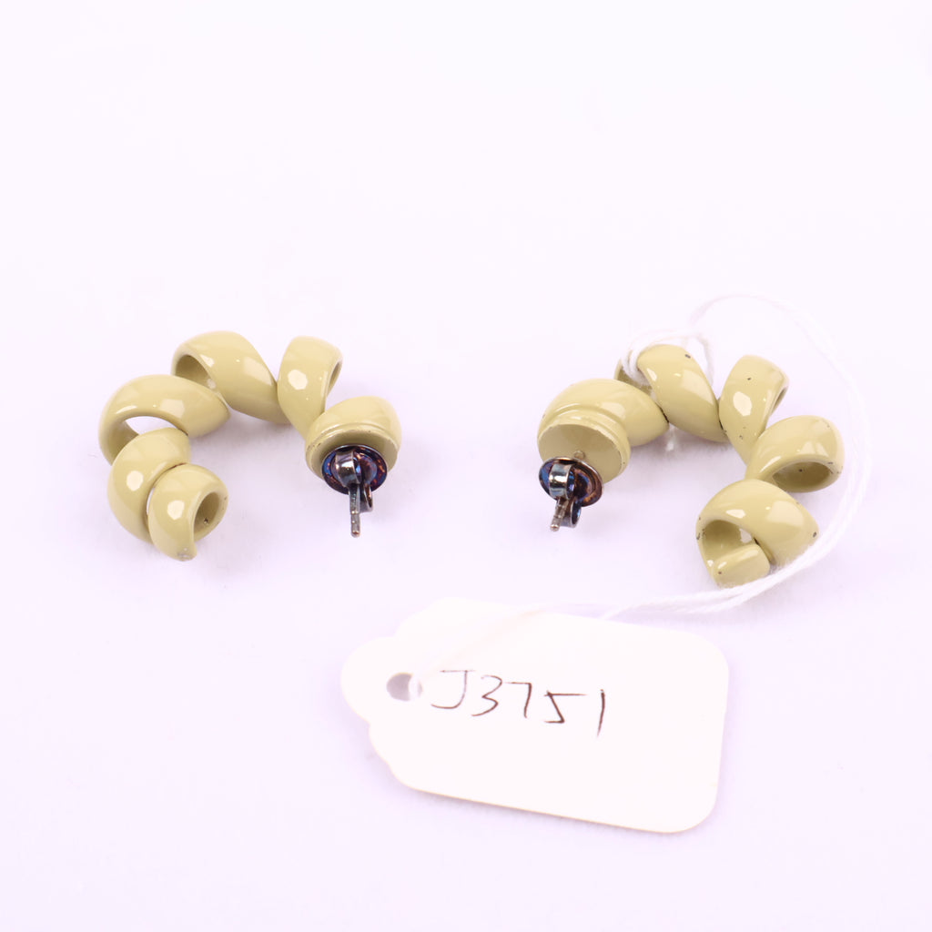 J3751 Bottega Veneta Earrings Turn Ceramic Earrings | Pre-Owned Ceramic