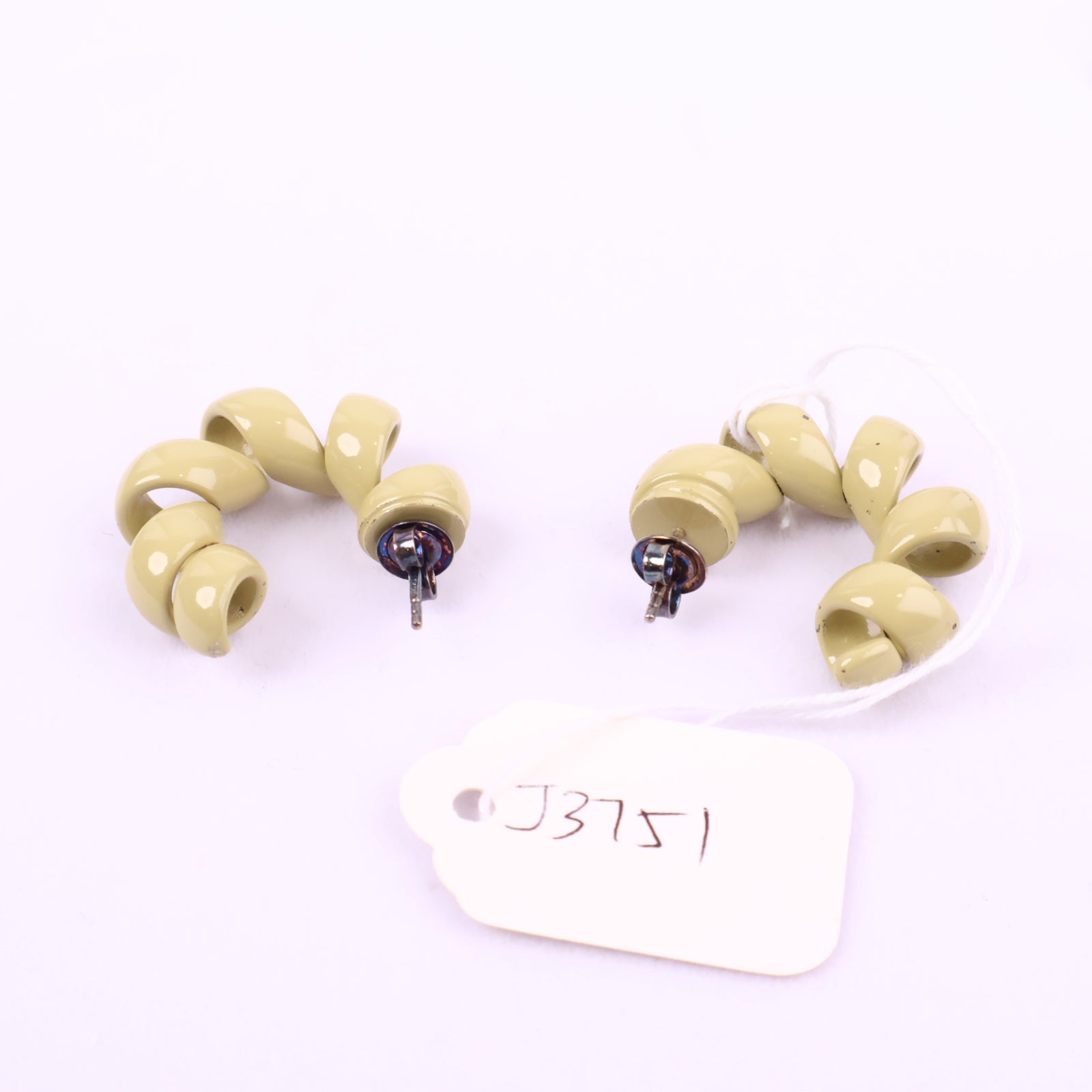 J3751 Bottega Veneta Earrings Turn Ceramic Earrings | Pre-Owned Ceramic