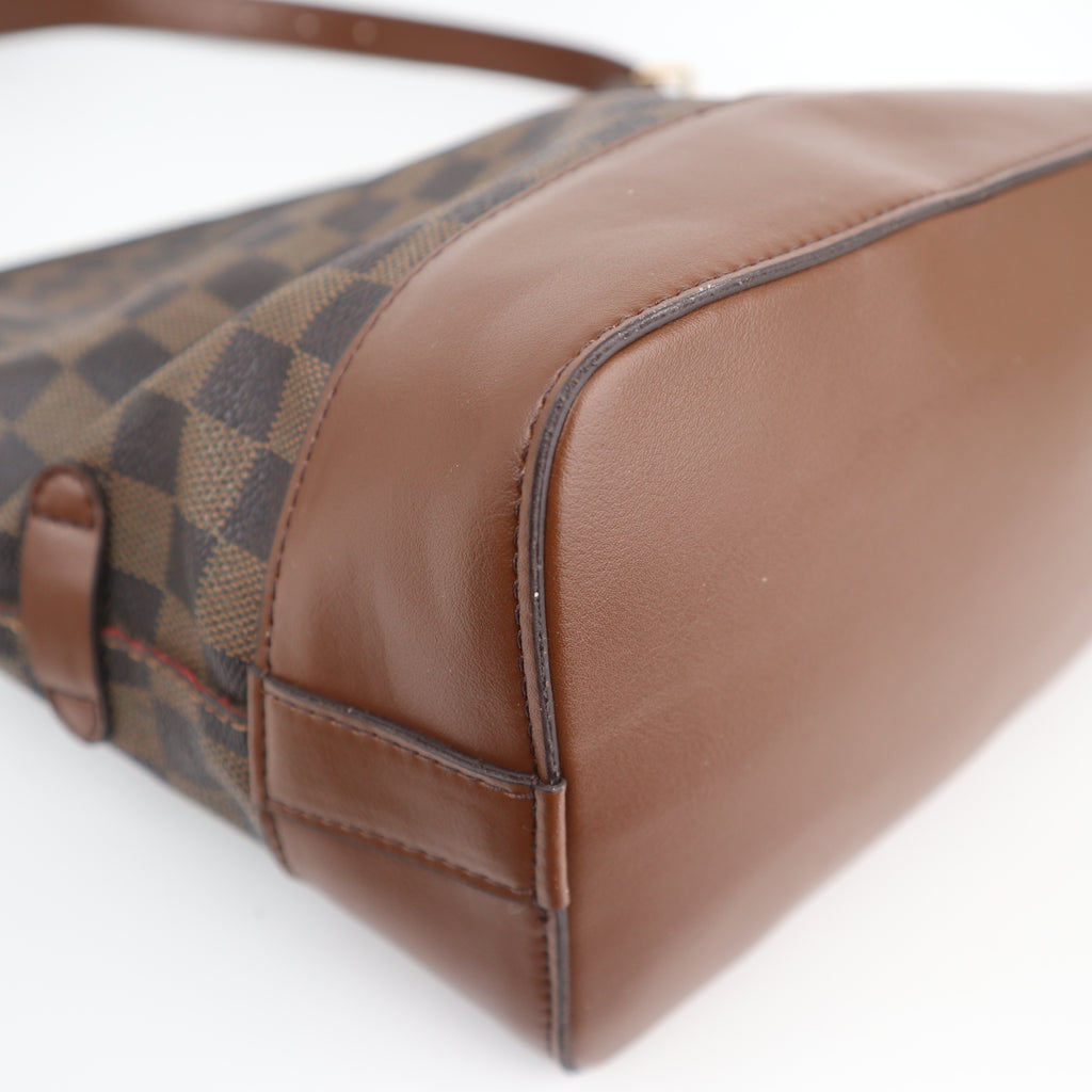 Louis Vuitton Diane Damier Ebene Shoulder Bag Brown Shoulder Bag C1699 | Pre-Owned Very Good Brown Damier Ebene Canvas