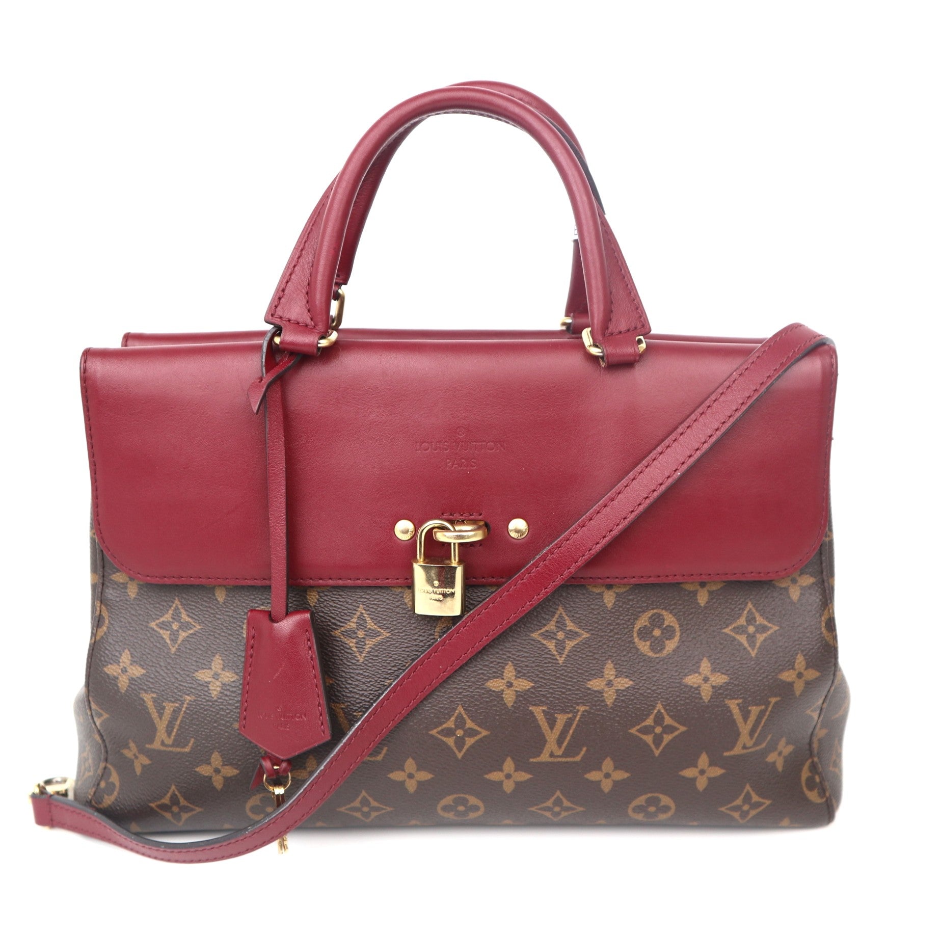C1116 Louis Vuitton Monogram Burgundy Venus  Bag-Pre Owned