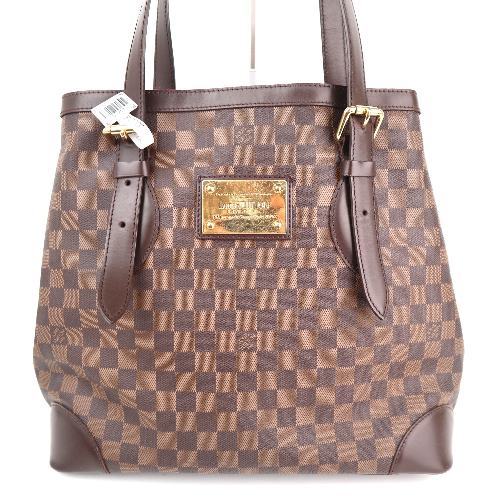 Louis Vuitton Hampstead GM Damier Ebene Shoulder Bag C1701R | Pre-Owned Excellent Brown Damier Ebene Canvas