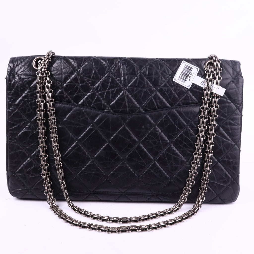 J3753 Chanel Shoulder Bag 2.55 Reissue Maxi Double Flap Bag | Pre-Owned Leather