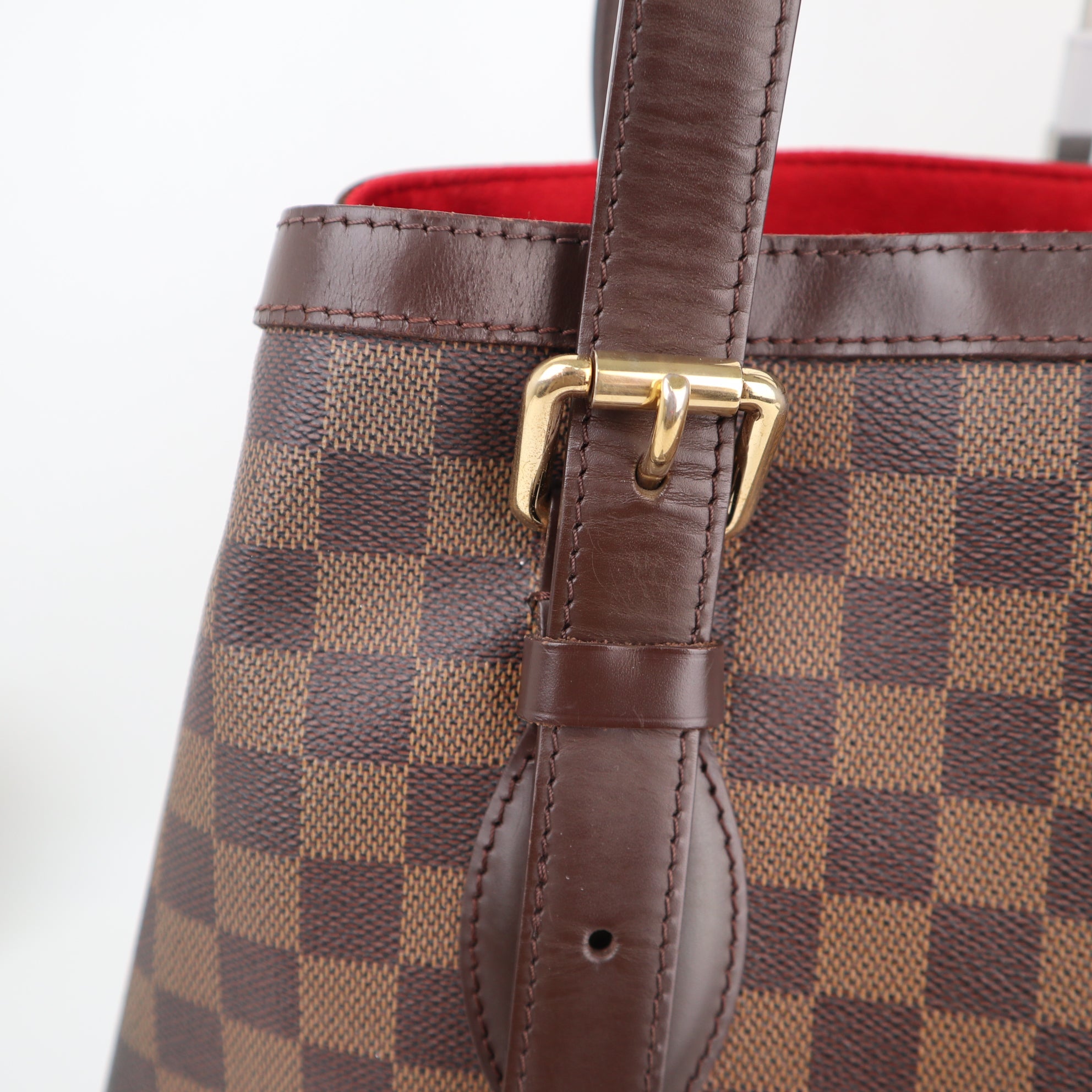 Louis Vuitton Hampstead GM Damier Ebene Shoulder Bag C1701R | Pre-Owned Excellent Brown Damier Ebene Canvas