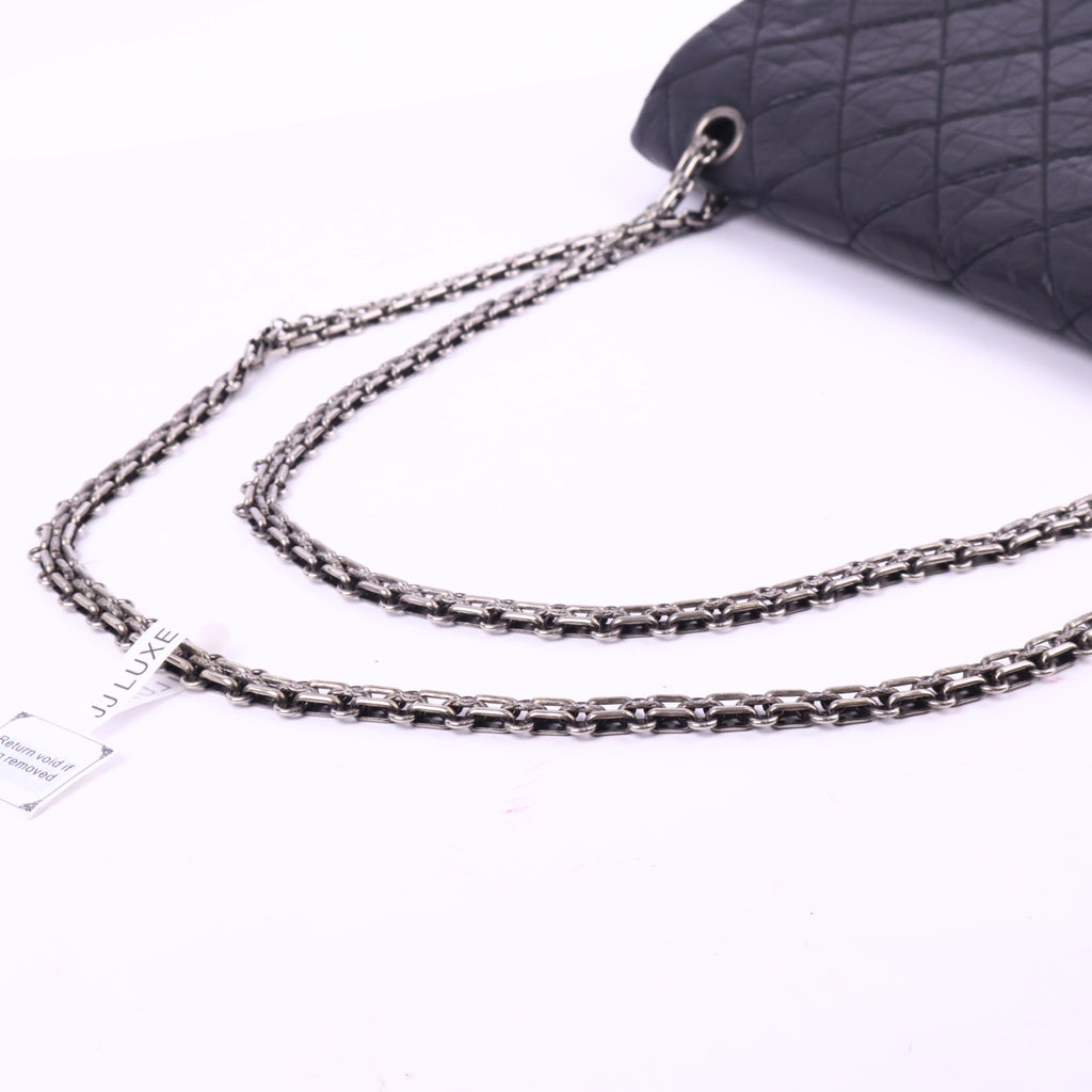 J3753 Chanel Shoulder Bag 2.55 Reissue Maxi Double Flap Bag | Pre-Owned Leather