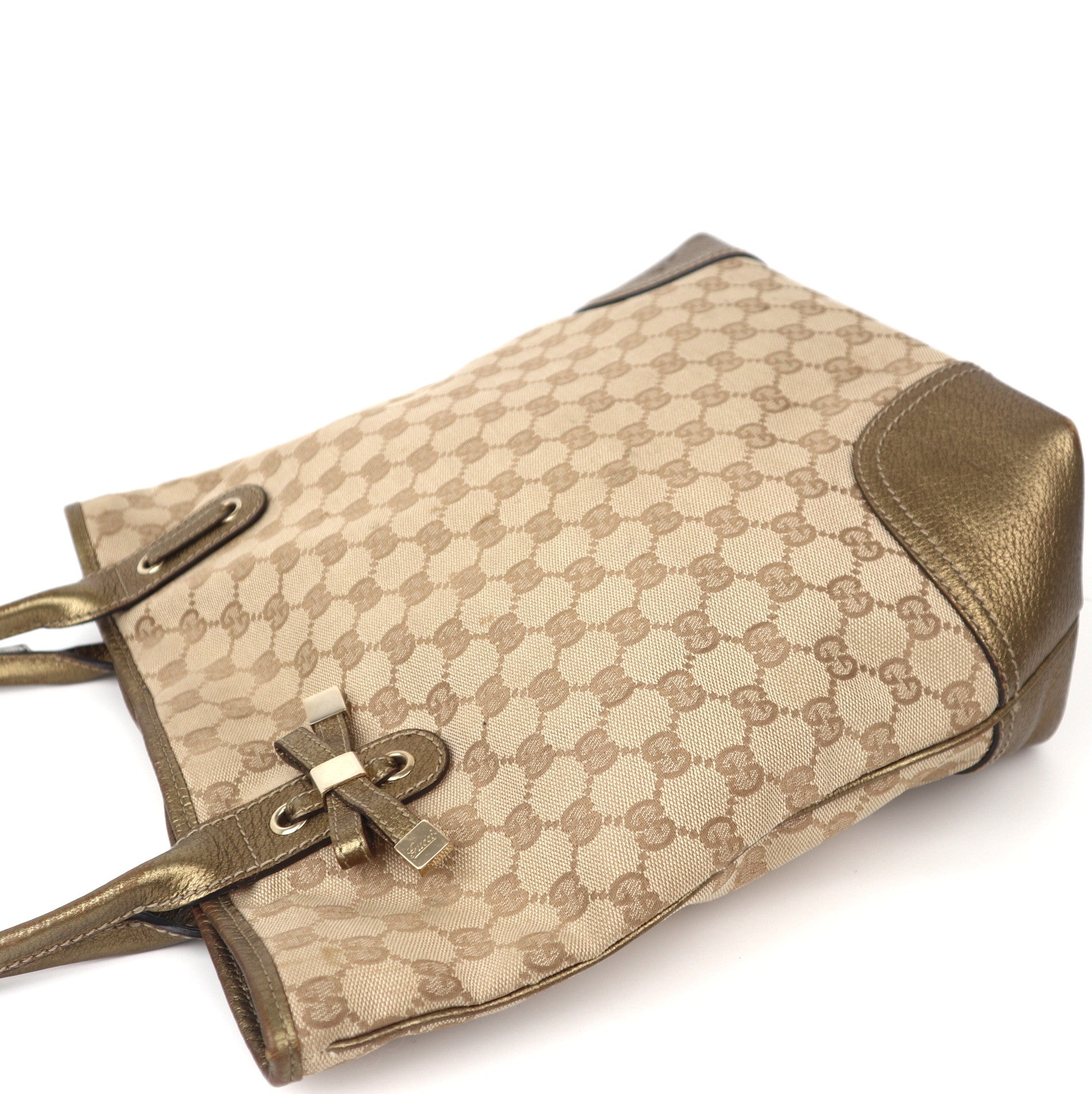 C1117 Gucci GG Canvas Princy Tote Bag-Pre Owned