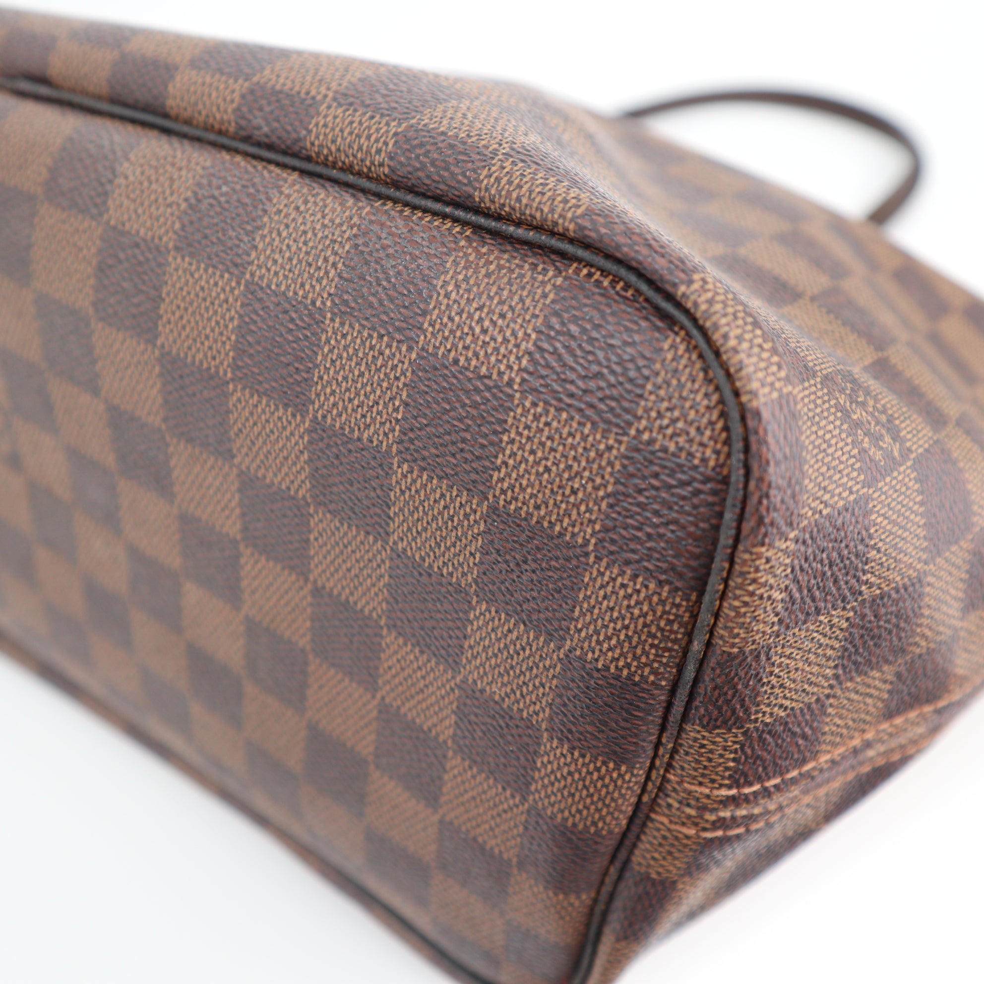 Louis Vuitton Neverfull MM Damier Ebene Shoulder Bag C1702R | Pre-Owned Excellent Brown Damier Ebene Canvas