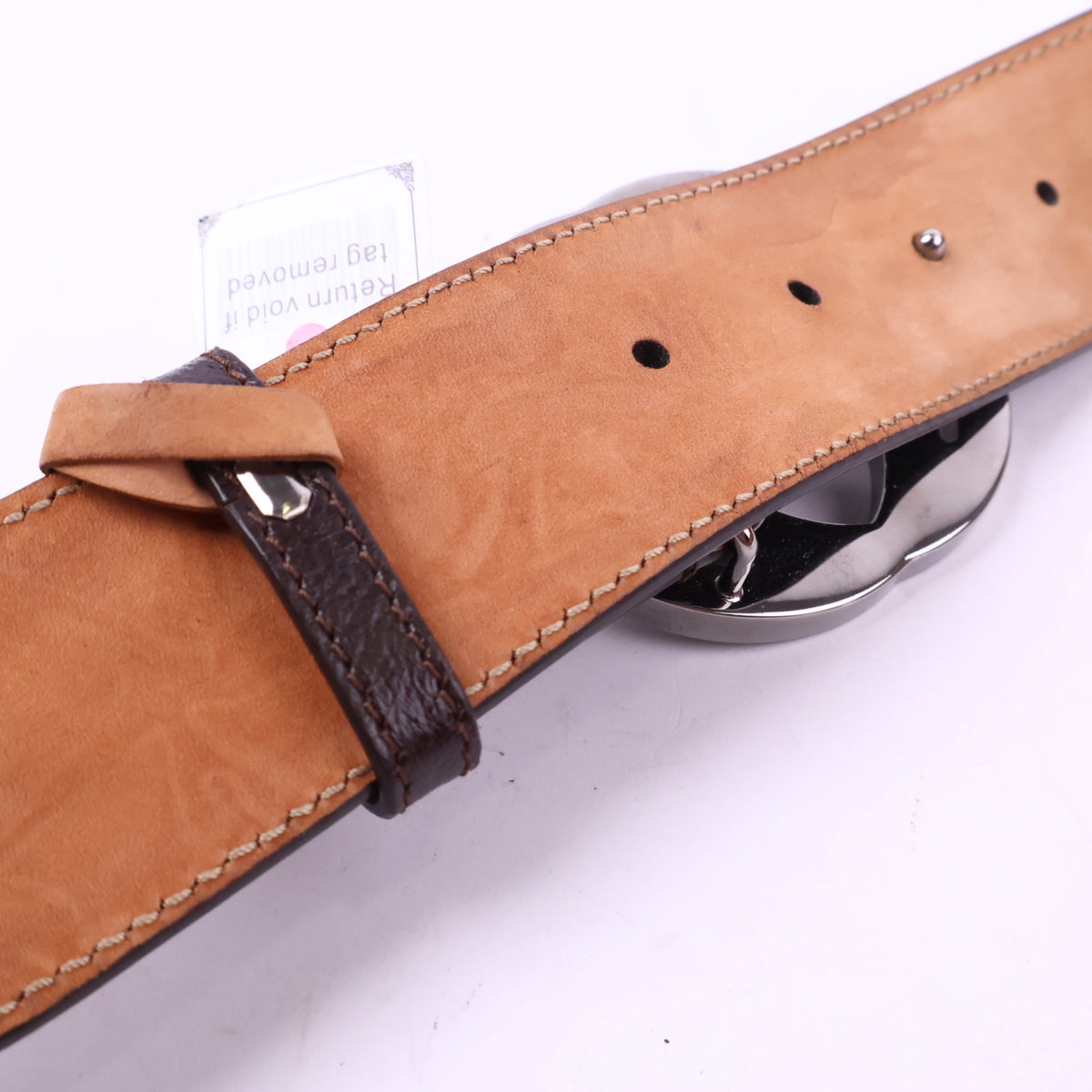 J2837# Gucci Belt Leather Belt | Pre-Owned Leather
