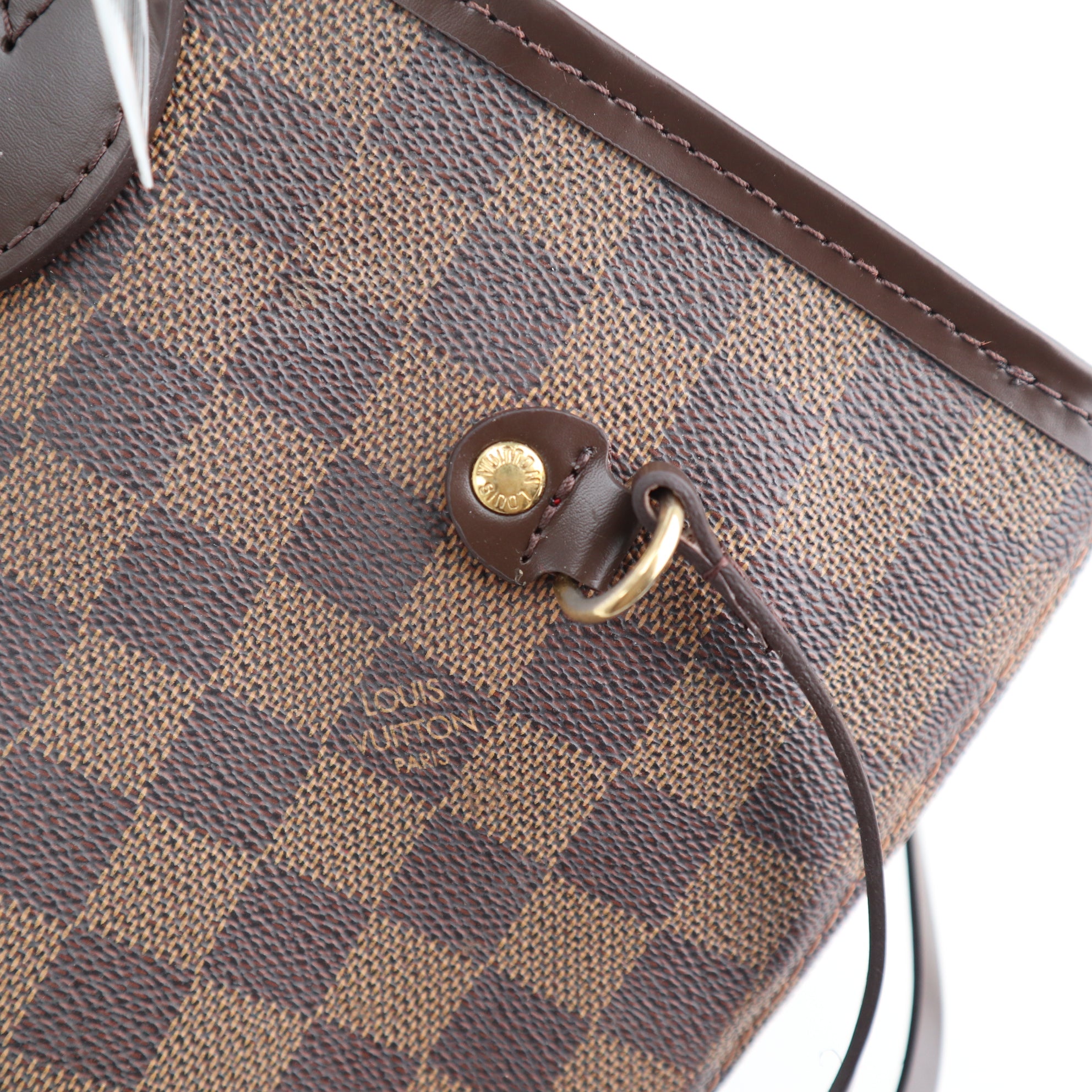 Louis Vuitton Neverfull MM Damier Ebene Shoulder Bag C1702R | Pre-Owned Excellent Brown Damier Ebene Canvas
