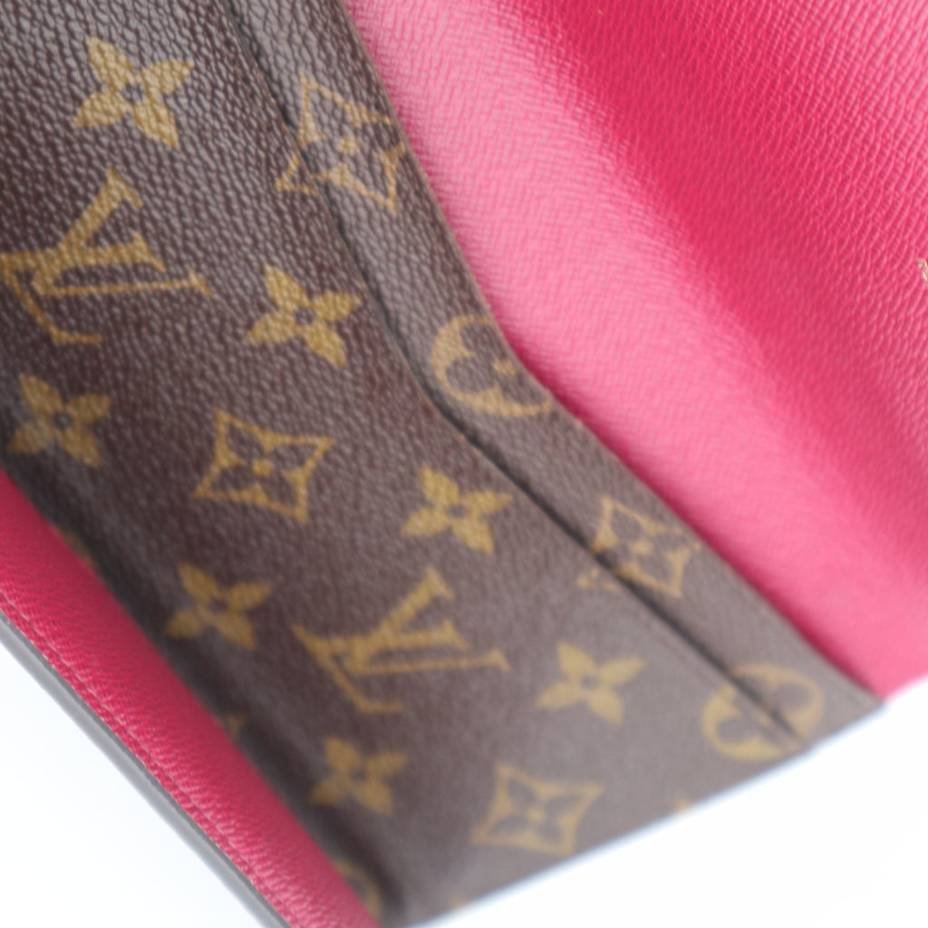 C2568 Louis Vuitton Wallet Monogram Josephine Wallet | Pre-Owned Excellent Brown Canvas Monogram