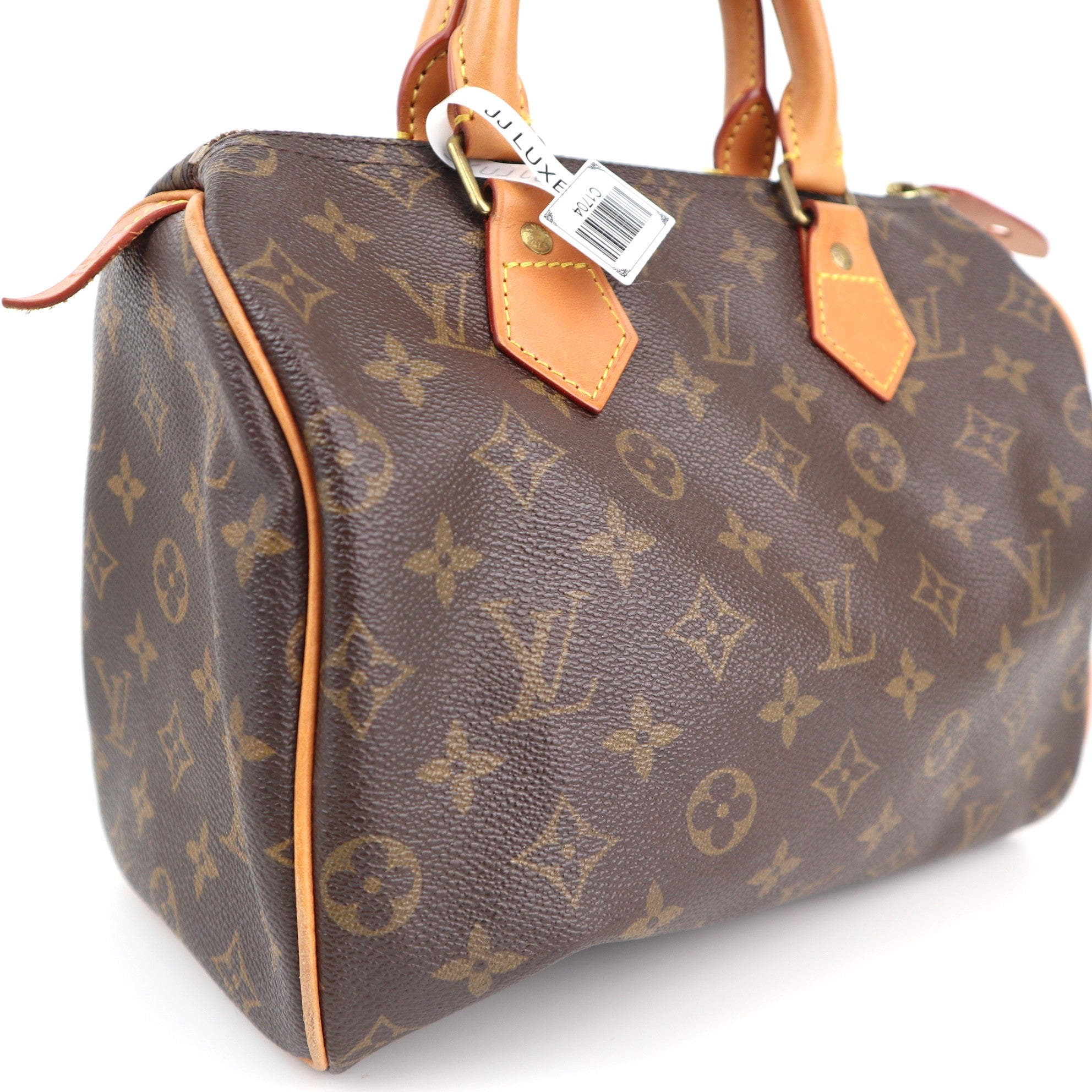 Louis Vuitton Monogram Speedy 25 Shoulder Bag C1704R | Pre-Owned Very Good Brown Monogram Canvas