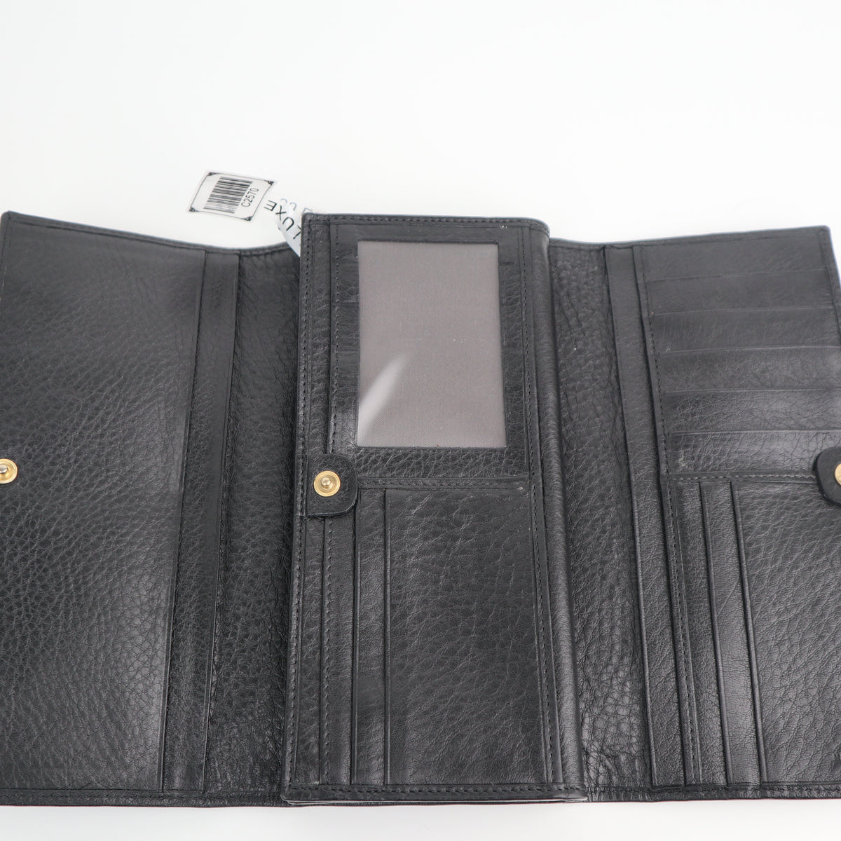C2570 Fendi Wallet Black Zucca Continental Wallet | Pre-Owned Excellent Black Canvas Zucca