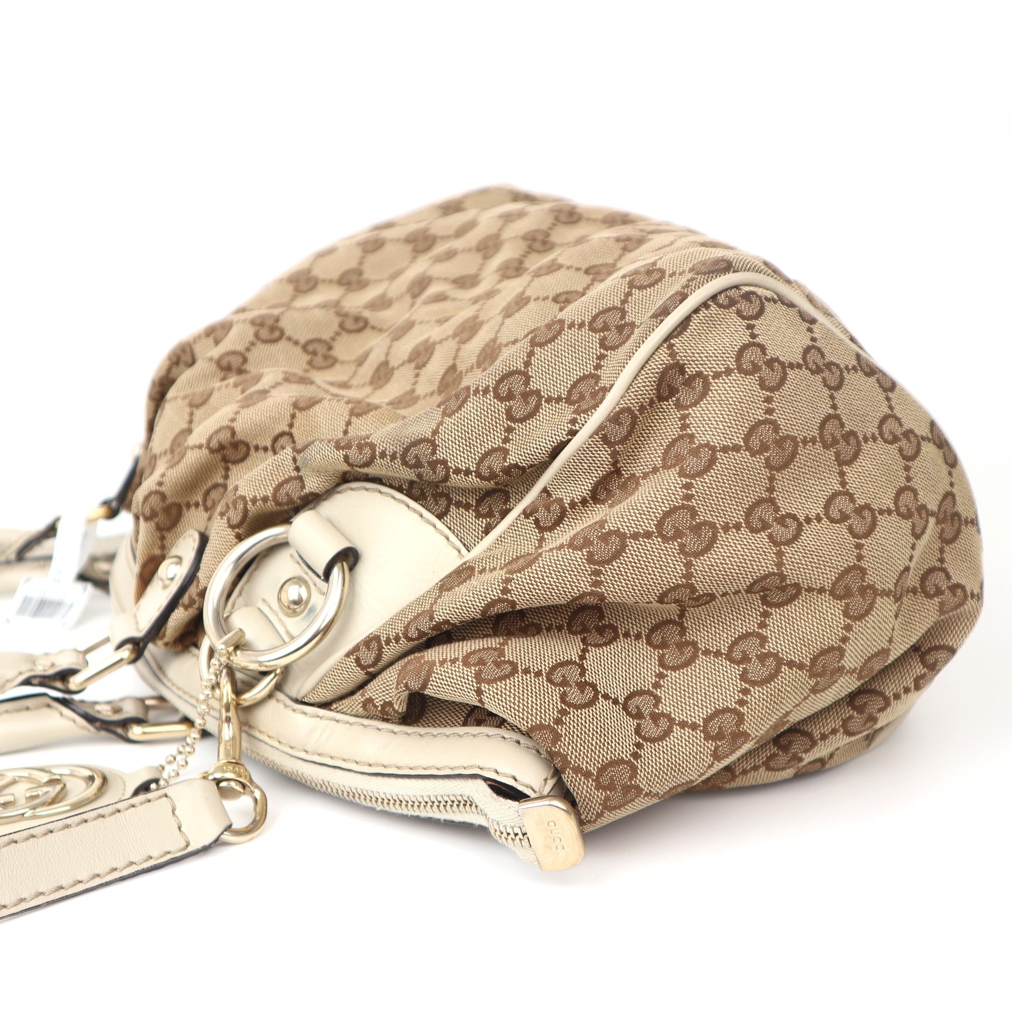 C1119 Gucci Monogram Canvas Sukey Dome Bag-Pre Owned