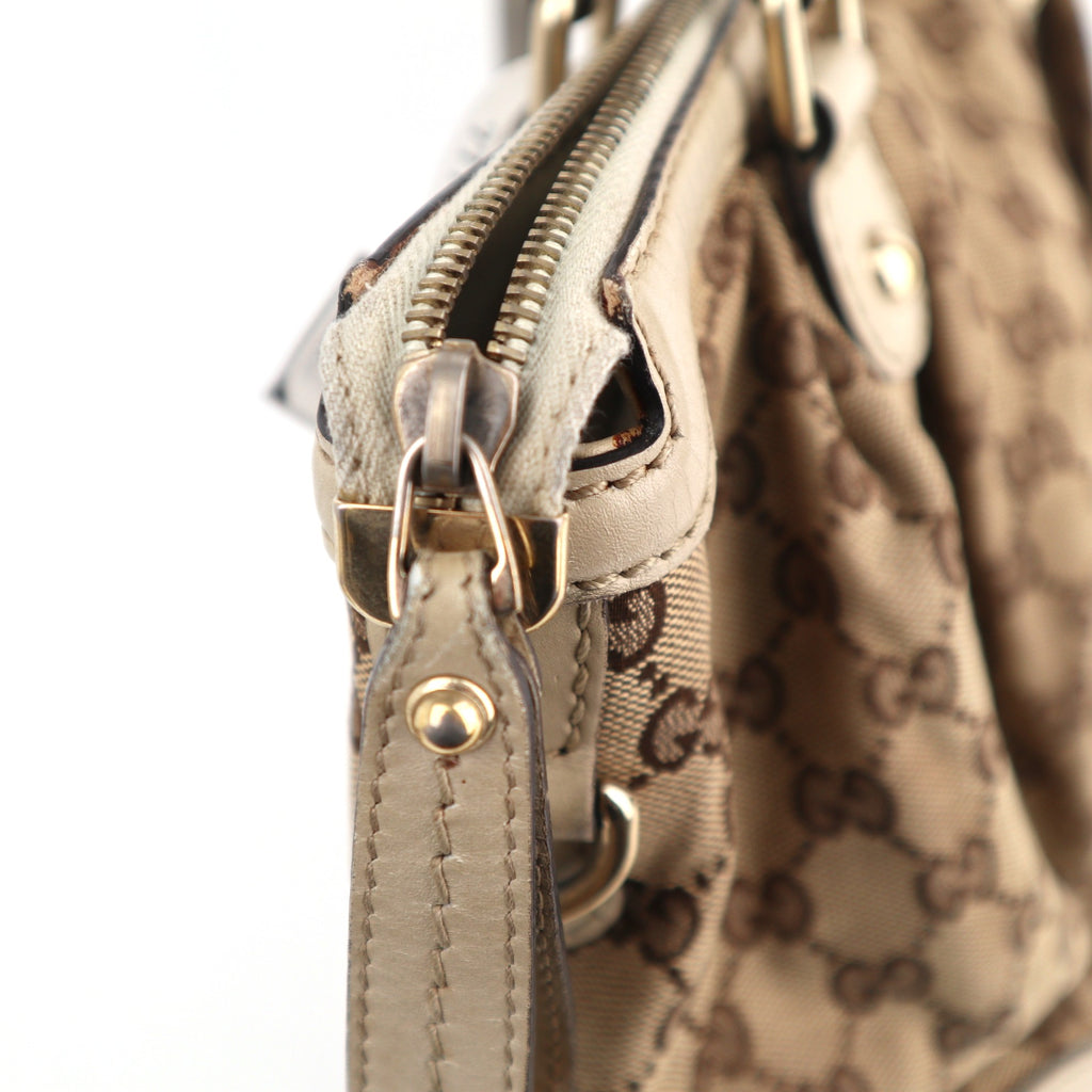 C2571 Gucci Shoulder Bag Sukey GG Canvas | Pre-Owned Very Good Brown Canvas GG