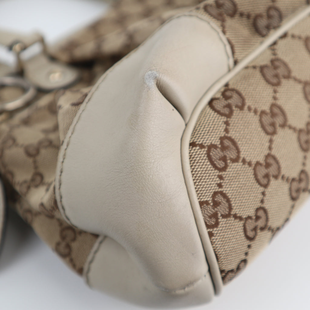 C2571 Gucci Shoulder Bag Sukey GG Canvas | Pre-Owned Very Good Brown Canvas GG