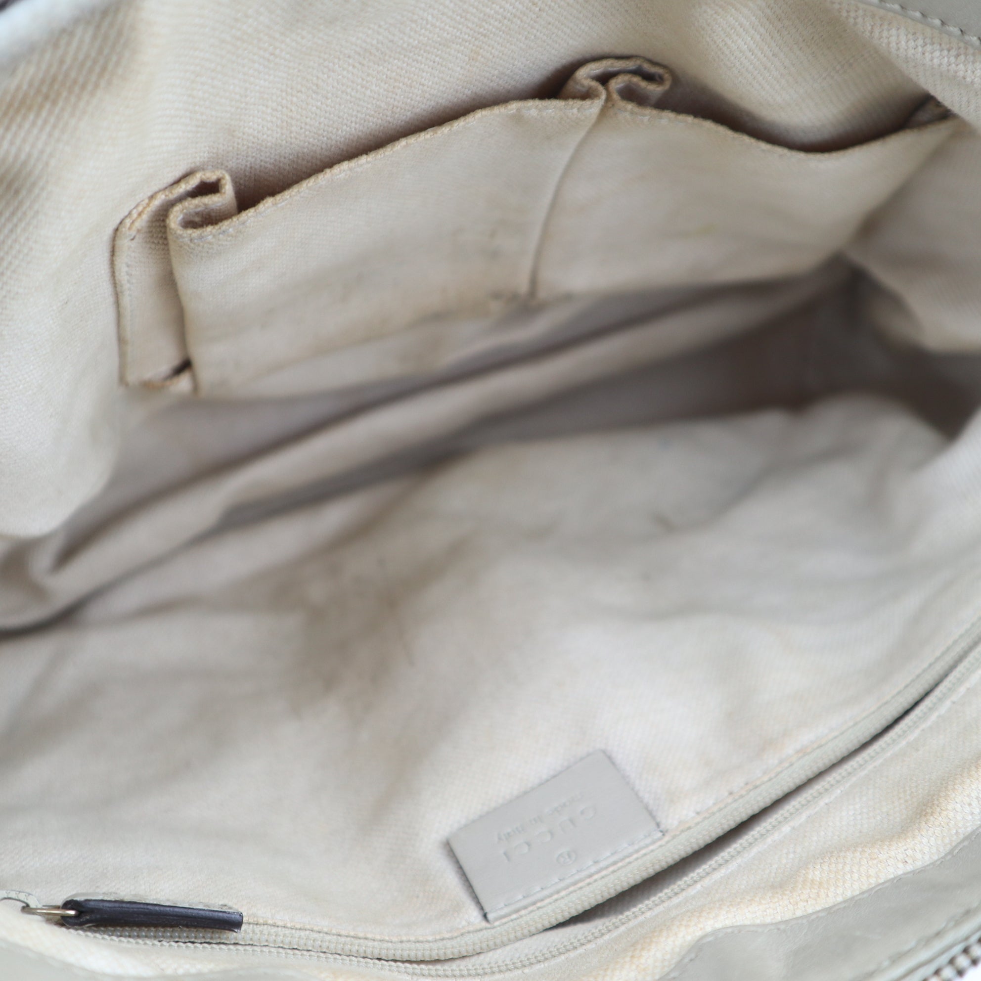 C2571 Gucci Shoulder Bag Sukey GG Canvas | Pre-Owned Very Good Brown Canvas GG