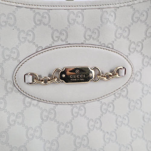 C2572# Gucci Shoulder Bag Guccissima Punch Hobo | Pre-Owned Excellent Brown Leather
